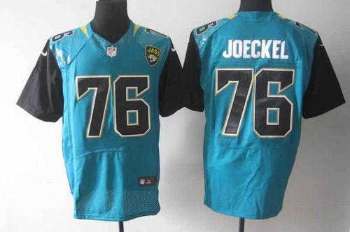  Jaguars #76 Luke Joeckel Teal Green Team Color Men's Stitched NFL Elite Jersey