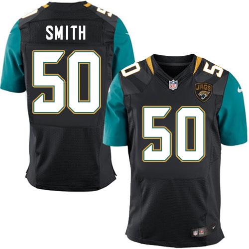  Jaguars #50 Telvin Smith Black Alternate Men's Stitched NFL Elite Jersey