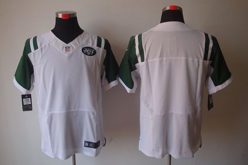  Jets Blank White Men's Stitched NFL Elite Jersey