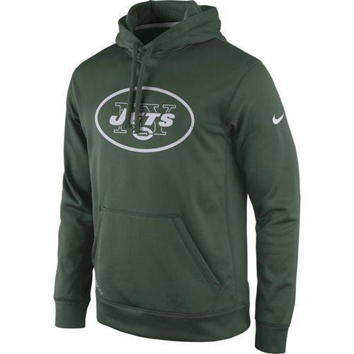 New York Jets  Practice Performance Pullover Hoodie Green