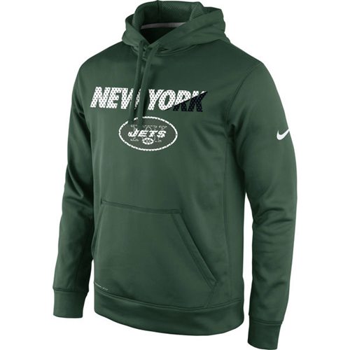 New York Jets  Kick Off Staff Performance Pullover Hoodie Green