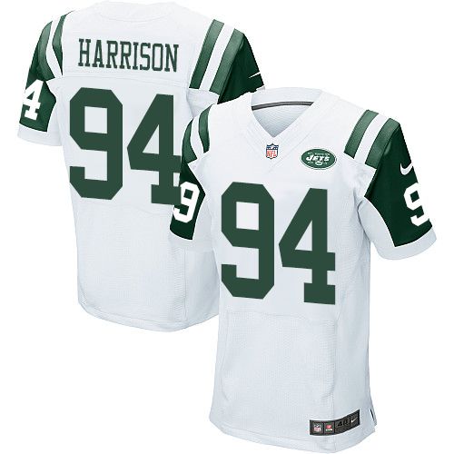  Jets #94 Damon Harrison White Men's Stitched NFL Elite Jersey
