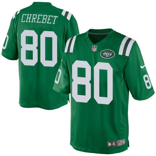  Jets #80 Wayne Chrebet Green Men's Stitched NFL Elite Rush Jersey