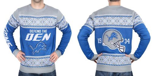  Lions Men's Ugly Sweater