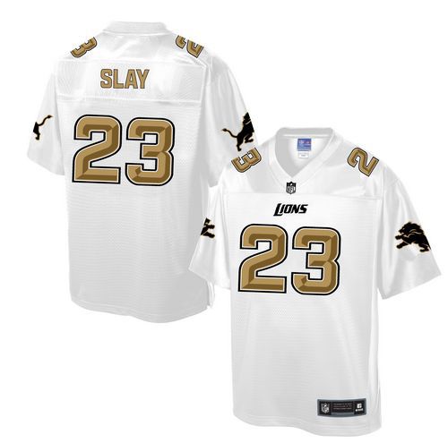  Lions #23 Darius Slay White Men's NFL Pro Line Fashion Game Jersey