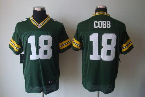  Packers #18 Randall Cobb Green Team Color Men's Stitched NFL Elite Jersey