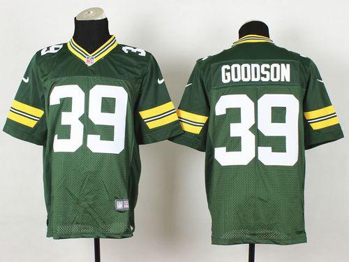  Packers #39 Demetri Goodson Green Team Color Men's Stitched NFL Elite Jersey