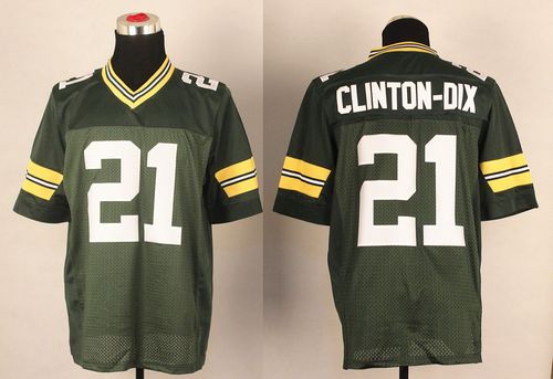  Packers #21 Ha Ha Clinton Dix Green Team Color Men's Stitched NFL Elite Jersey