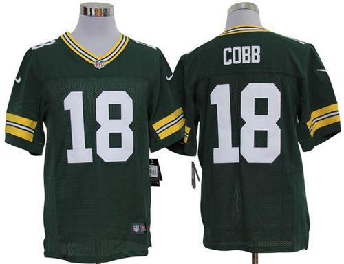  Packers #18 Randall Cobb Green Team Color Men's Stitched NFL Limited Jersey