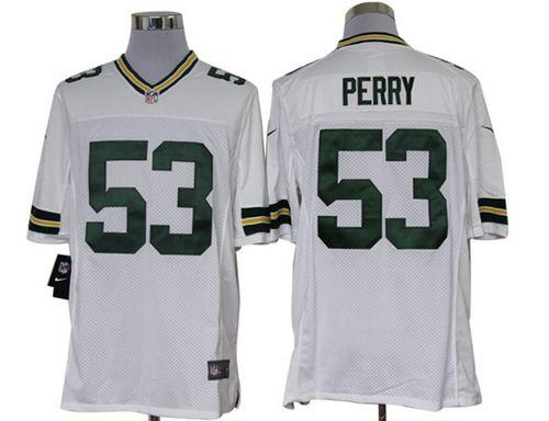  Packers #53 Nick Perry White Men's Stitched NFL Limited Jersey
