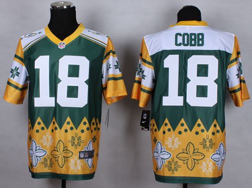  Packers #18 Randall Cobb Green Men's Stitched NFL Elite Noble Fashion Jersey