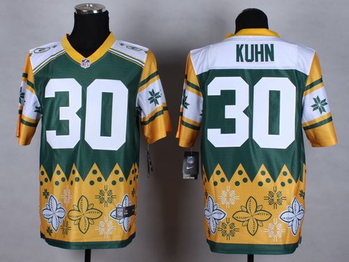  Packers #30 John Kuhn Green Men's Stitched NFL Elite Noble Fashion Jersey