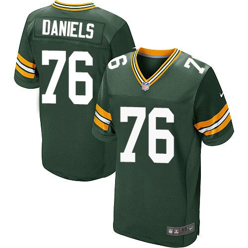  Packers #76 Mike Daniels Green Team Color Men's Stitched NFL Elite Jersey