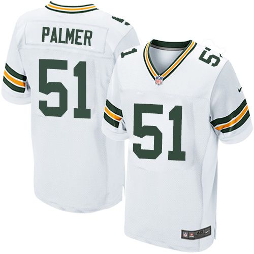  Packers #51 Nate Palmer White Men's Stitched NFL Elite Jersey