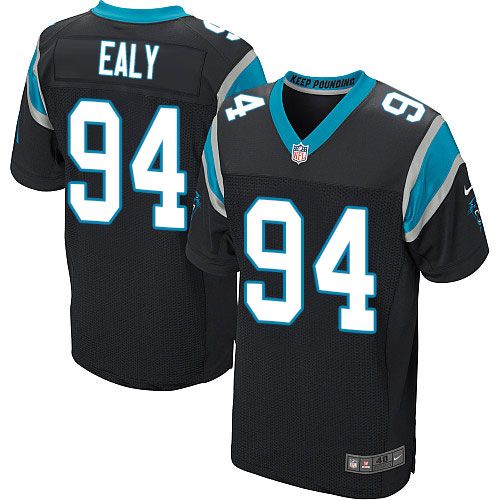  Panthers #94 Kony Ealy Black Team Color Men's Stitched NFL Elite Jersey
