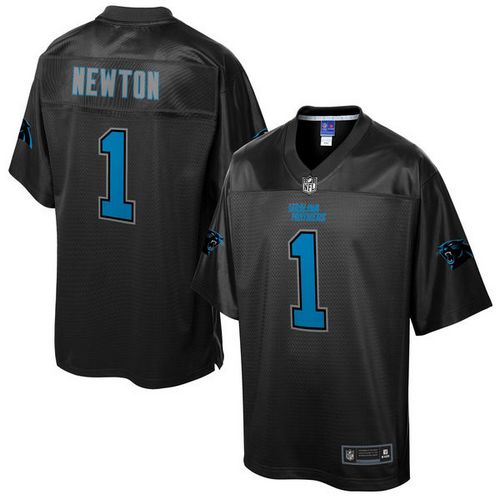  Panthers #1 Cam Newton Black Men's NFL Pro Line Black Reverse Fashion Game Jersey