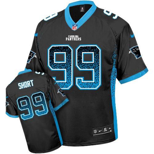  Panthers #99 Kawann Short Black Team Color Men's Stitched NFL Elite Drift Fashion Jersey