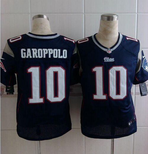  Patriots #10 Jimmy Garoppolo Navy Blue Team Color Men's Stitched NFL Elite Jersey