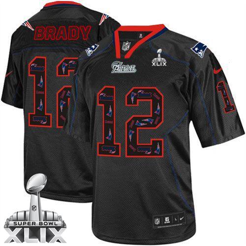  Patriots #87 Rob Gronkowski Navy Blue Team Color Super Bowl 50 Collection Men's Stitched NFL Elite Jersey
