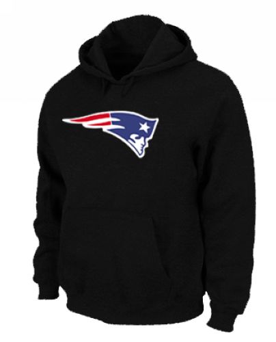 New England Patriots Logo Pullover Hoodie Black