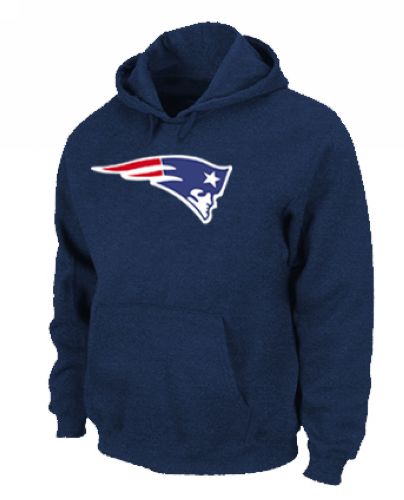 New England Patriots Logo Pullover Hoodie Dark Blue