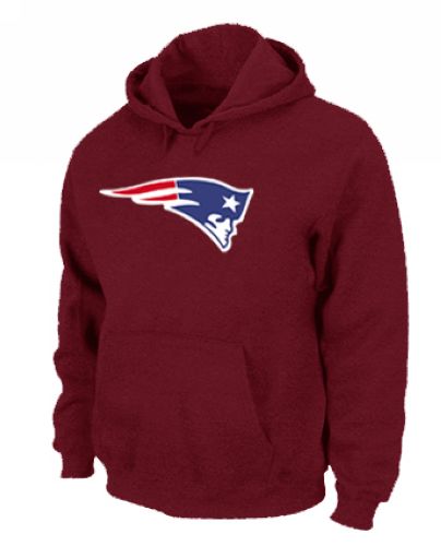 New England Patriots Logo Pullover Hoodie Red