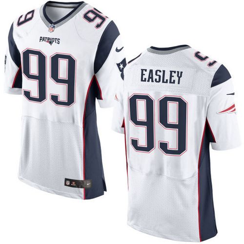  Patriots #99 Dominique Easley White Men's Stitched NFL New Elite Jersey