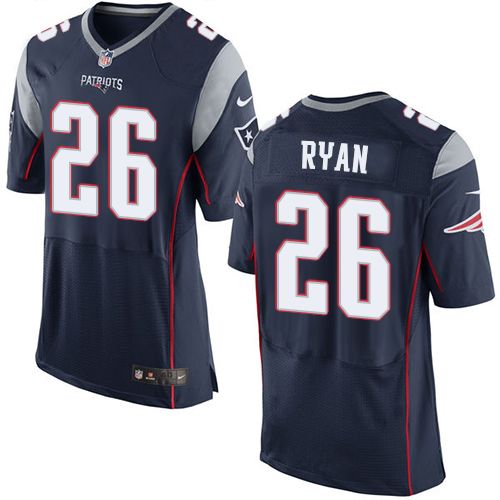  Patriots #26 Logan Ryan Navy Blue Team Color Men's Stitched NFL New Elite Jersey