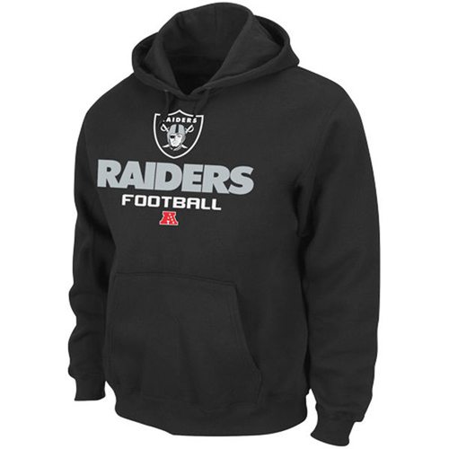 Oakland Raiders Majestic Critical Victory Pullover Hoodie Black