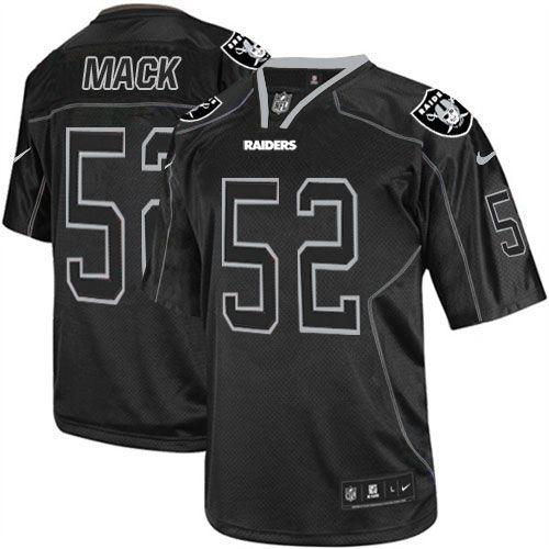عده للبيع Nike Raiders #52 Khalil Mack Lights Out Black Men's Stitched NFL ... عده للبيع