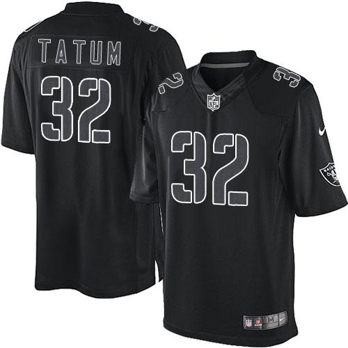  Raiders #32 Jack Tatum Black Men's Stitched NFL Impact Limited Jersey