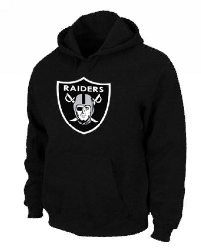 Oakland Raiders Logo Pullover Hoodie Black
