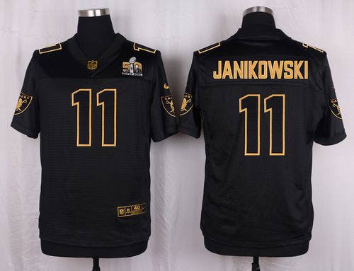  Raiders #11 Sebastian Janikowski Black Men's Stitched NFL Elite Pro Line Gold Collection Jersey
