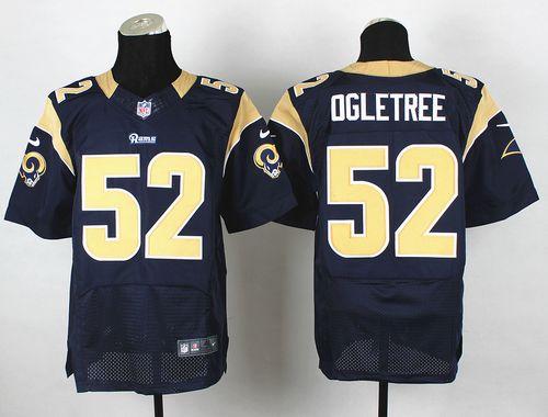  Rams #52 Alec Ogletree Navy Blue Team Color Men's Stitched NFL Elite Jersey
