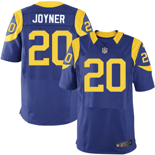  Rams #20 Lamarcus Joyner Royal Blue Alternate Men's Stitched NFL Elite Jersey