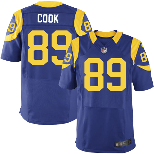  Rams #89 Jared Cook Royal Blue Alternate Men's Stitched NFL Elite Jersey