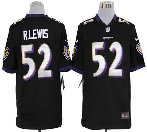 قهوة عثمانية Nike Baltimore Ravens #52 Ray Lewis Black Game Jersey شاي الكركم