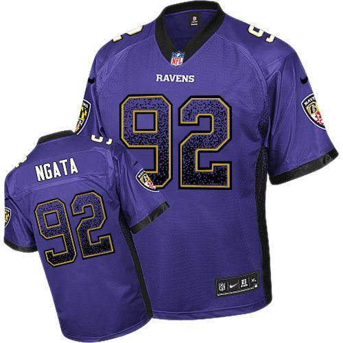Nike Ravens #92 Haloti Ngata Purple Team Color Men's Stitched NFL ...