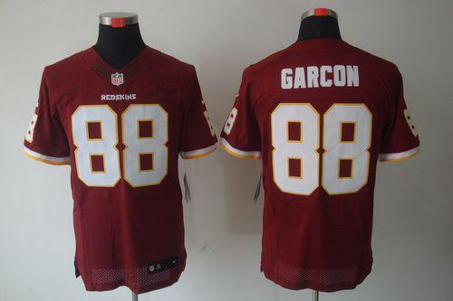  Redskins #88 Pierre Garcon Burgundy Red Team Color Men's Stitched NFL Elite Jersey