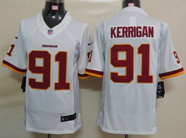 Redskins #91 Ryan Kerrigan White Men's Stitched NFL Limited Jersey