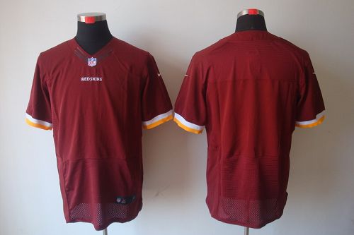  Redskins Blank Burgundy Red Team Color Men's Stitched NFL Elite Jersey