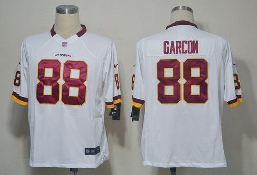  Redskins #88 Pierre Garcon White Men's Stitched NFL Game Jersey