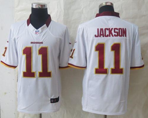 Redskins #11 DeSean Jackson White Men's Stitched NFL Limited Jersey