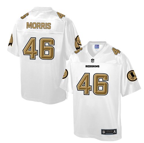  Redskins #46 Alfred Morris White Men's NFL Pro Line Fashion Game Jersey