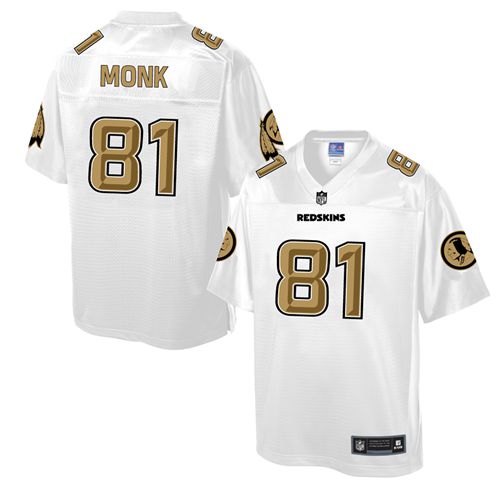  Redskins #81 Art Monk White Men's NFL Pro Line Fashion Game Jersey