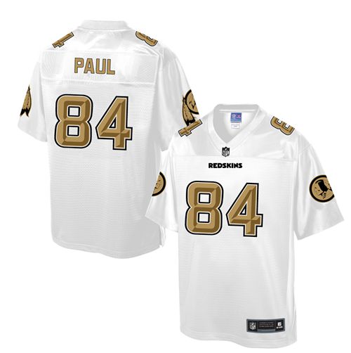  Redskins #84 Niles Paul White Men's NFL Pro Line Fashion Game Jersey