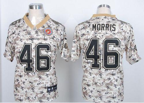  Redskins #46 Alfred Morris Camo USMC Men's Stitched NFL Elite Jersey