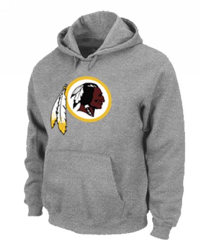Washington Redskins Logo Pullover Hoodie Grey