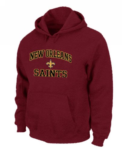 New Orleans Saints Heart & Soul Pullover Hoodie Red