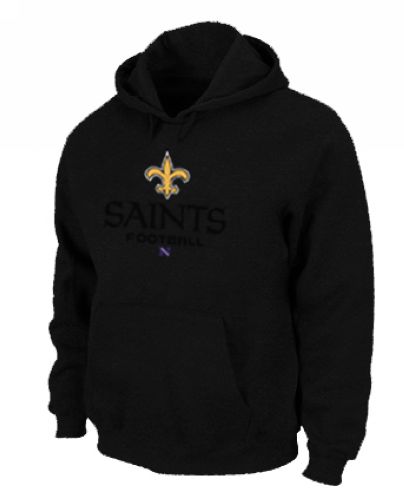 New Orleans Saints Critical Victory Pullover Hoodie Black